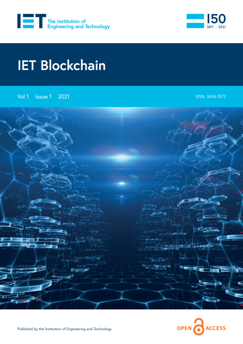 IET Blockchain 创刊封面